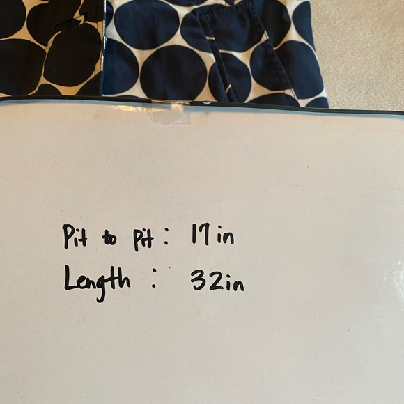 Boden Rainy Day Mac Sz 2 Navy White Yellow Polka Dot Jacket - Picture 10 of 12